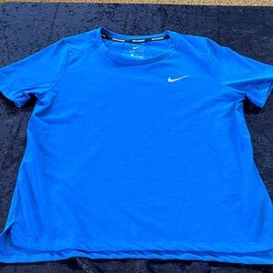 Nike Dri Fit Royal Blue Crew Neck Tee